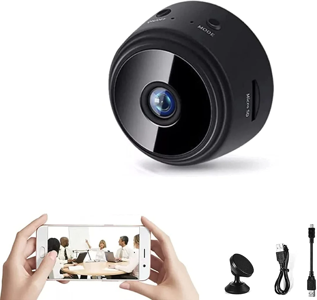 Compact Wireless Spy Camera with 1080p Video