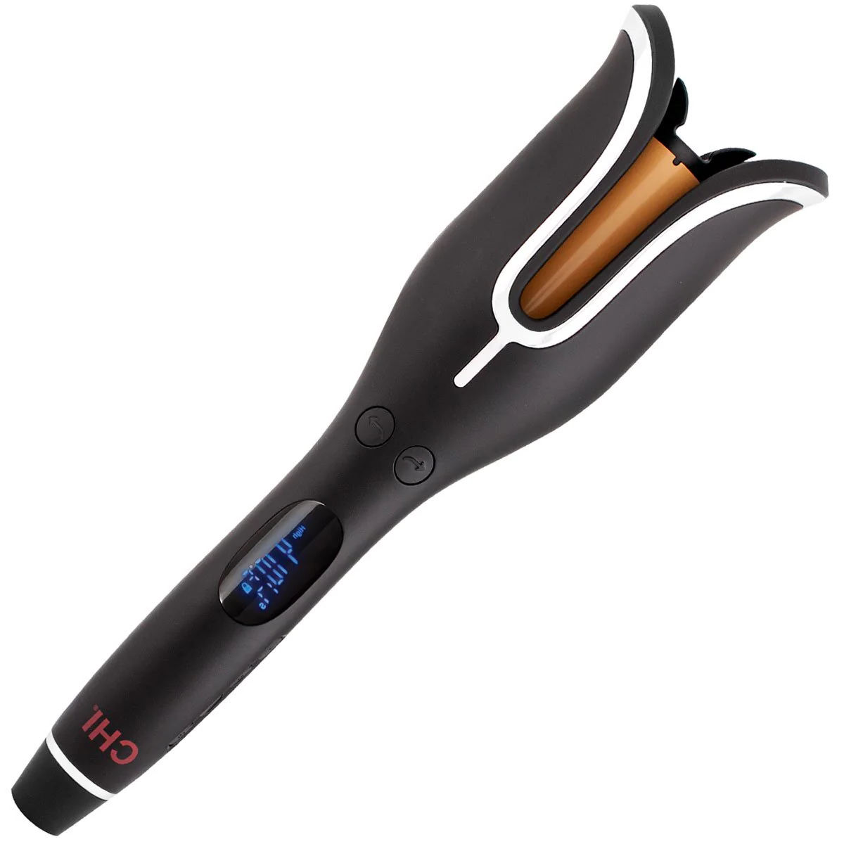 Self-Rotating Curling Iron with Ceramic Anti-Scald Protection