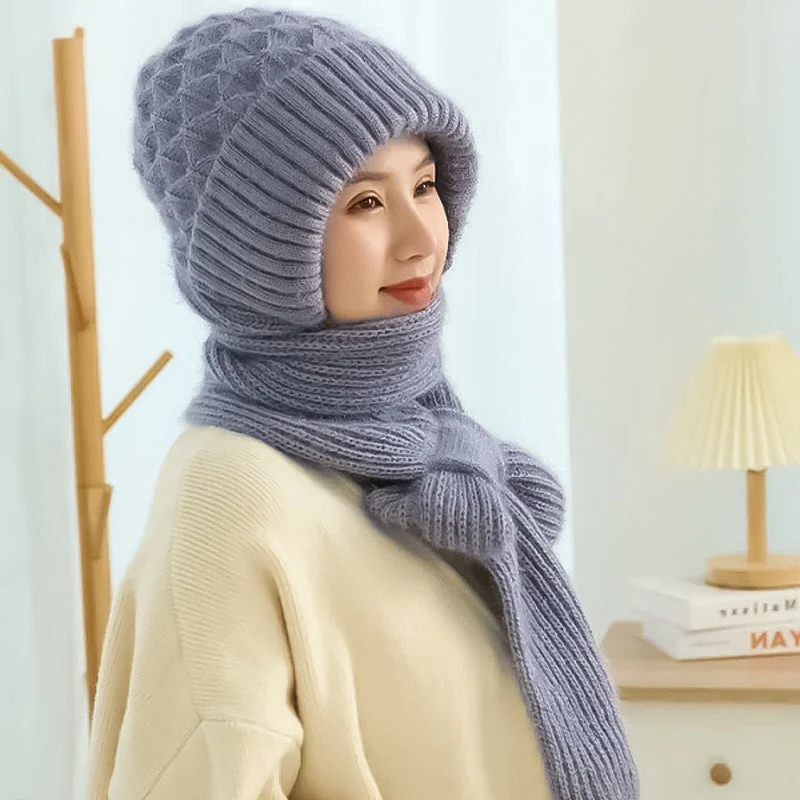 Warm Winter Hat and Scarf for Women