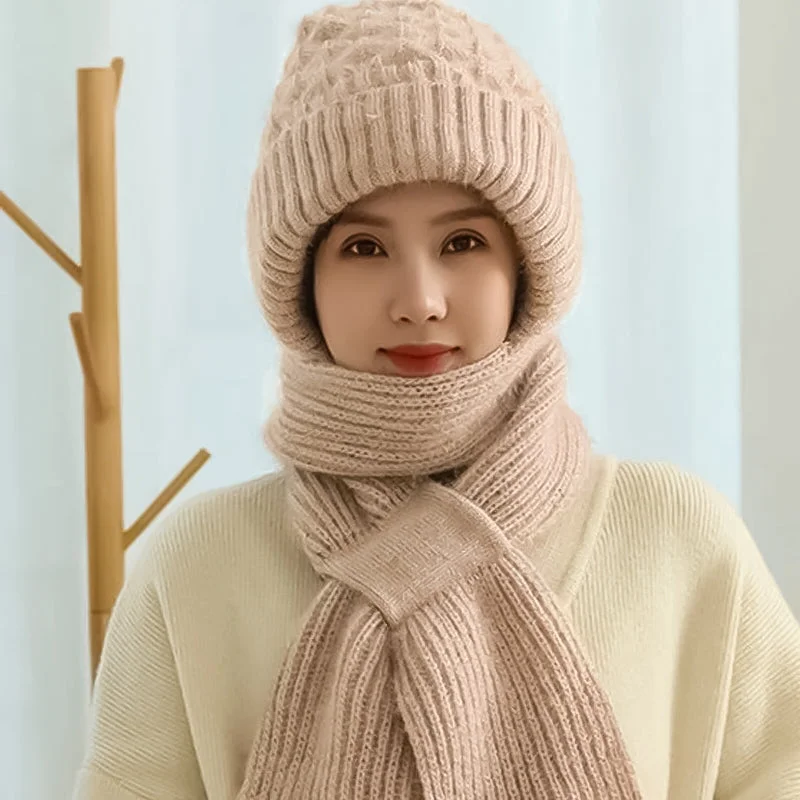 Warm Winter Hat and Scarf for Women