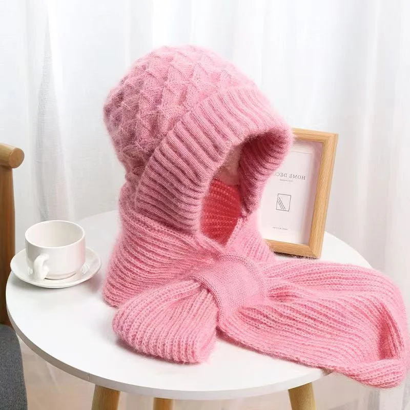 Warm Winter Hat and Scarf for Women