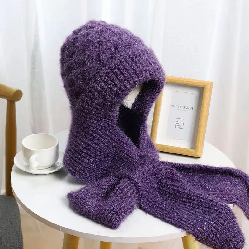 Warm Winter Hat and Scarf for Women