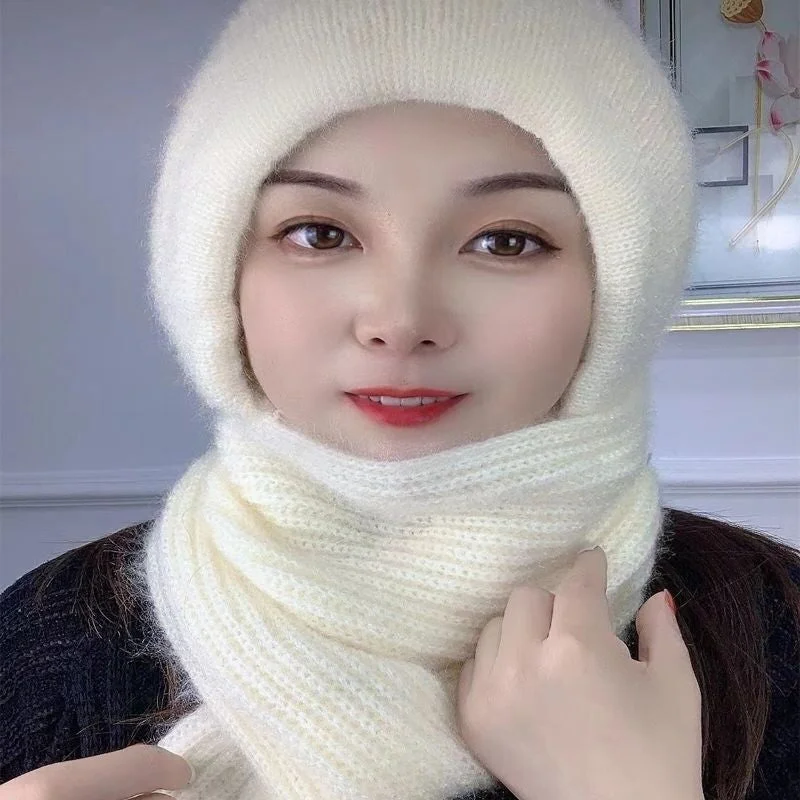 Warm Winter Hat and Scarf for Women