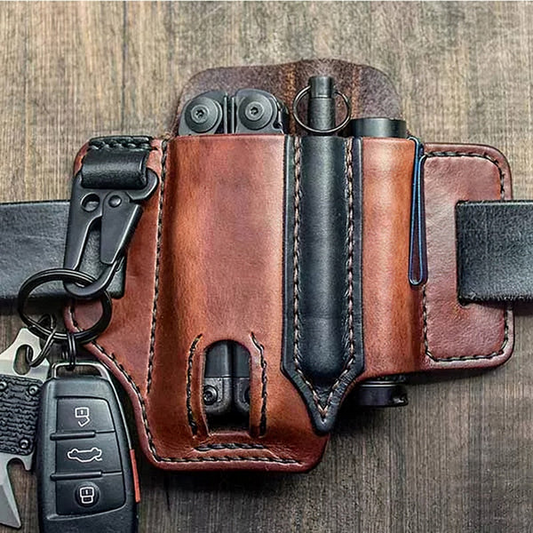 Leather Pouch for Tactical Multi-Tools