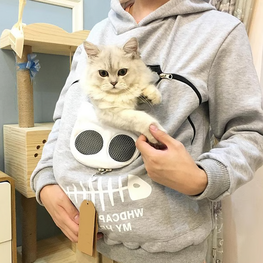 Cozy Cat Hoodie for Pet Lovers