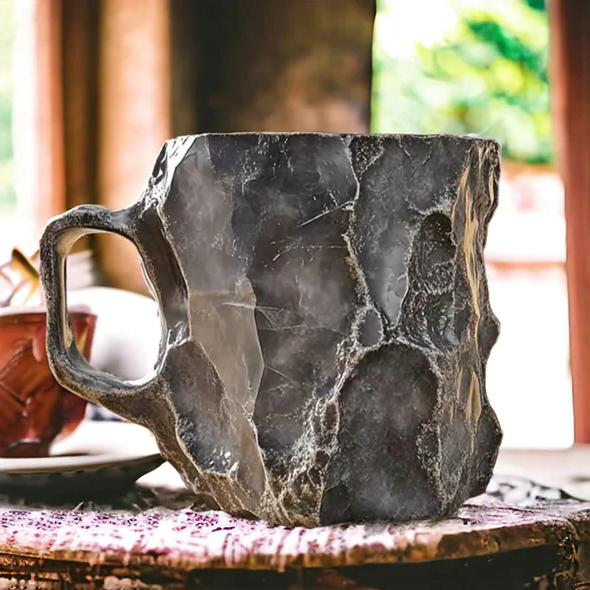 Coffee Mugs Made of Mineral Crystal