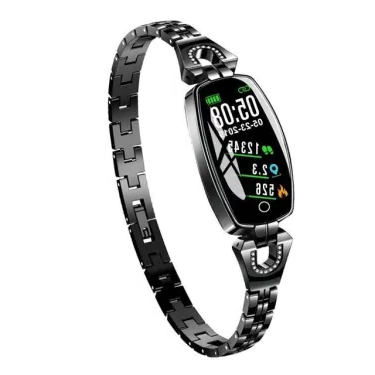 Waterproof Smart Fitness Tracker with Heart Rate and Blood Pressure Monitoring for Women