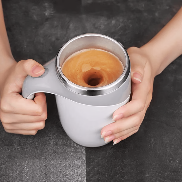 Self-Stirring Coffee Mug