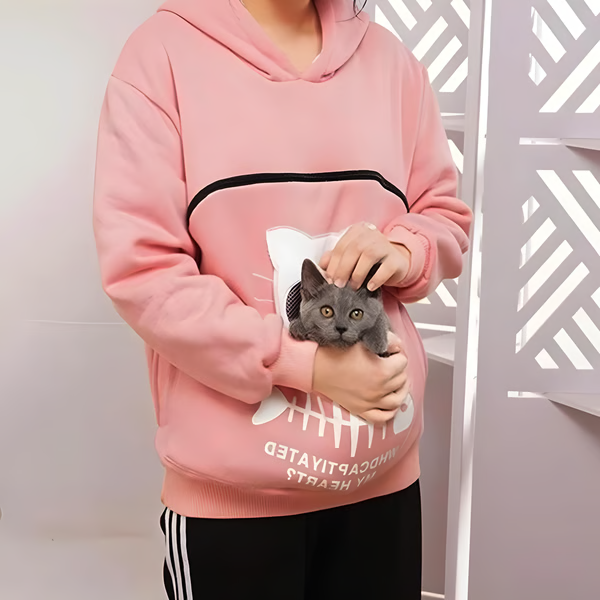 Cozy Cat Hoodie for Pet Lovers