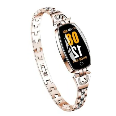 Waterproof Smart Fitness Tracker with Heart Rate and Blood Pressure Monitoring for Women