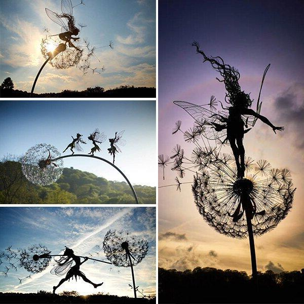 Mischievous Spirits Dance in this Magical Garden Decor