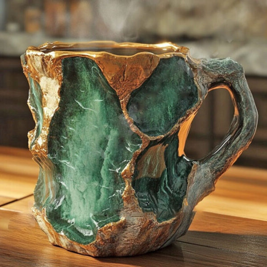 Coffee Mugs Made of Mineral Crystal