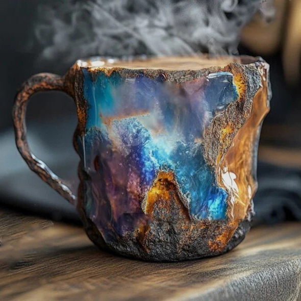 Coffee Mugs Made of Mineral Crystal