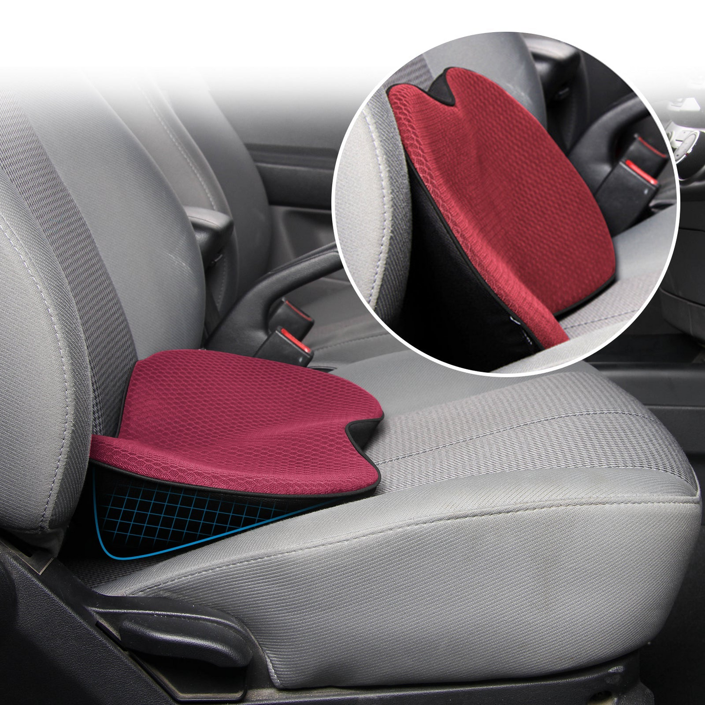 Adult Car Seat Booster Cushion