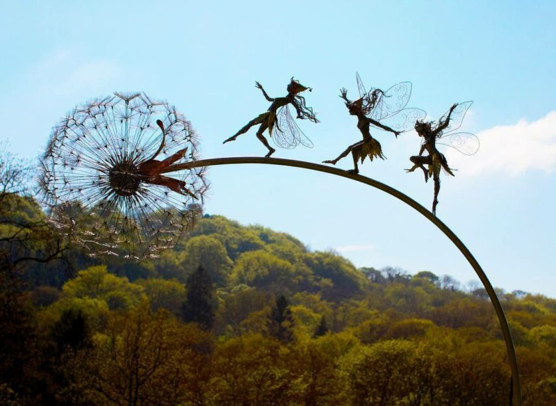 Mischievous Spirits Dance in this Magical Garden Decor