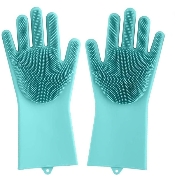 Reusable Silicone Dishwashing Gloves