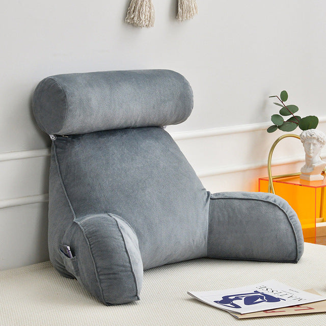 Armrest Pillow with Adjustable Head Support