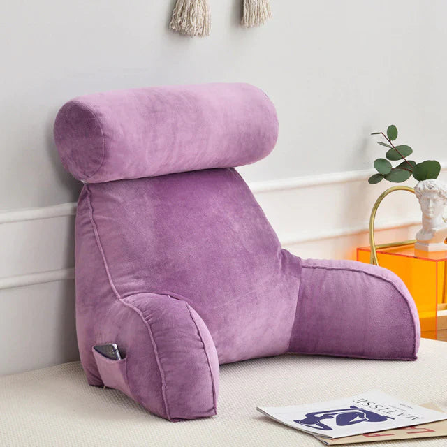 Armrest Pillow for Reading in Bed