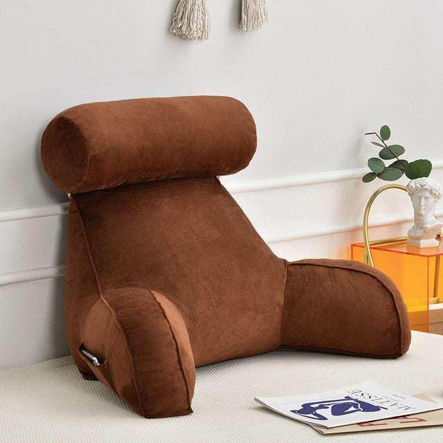 Armrest Pillow with Adjustable Head Support