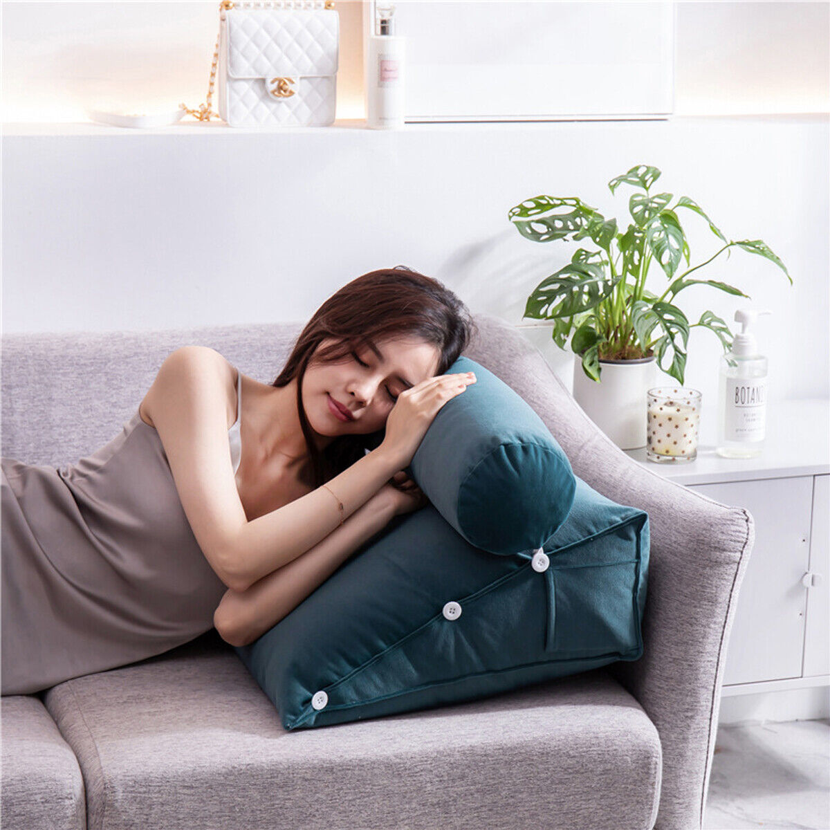 Premium Wedge Pillow for Back Pain Relief