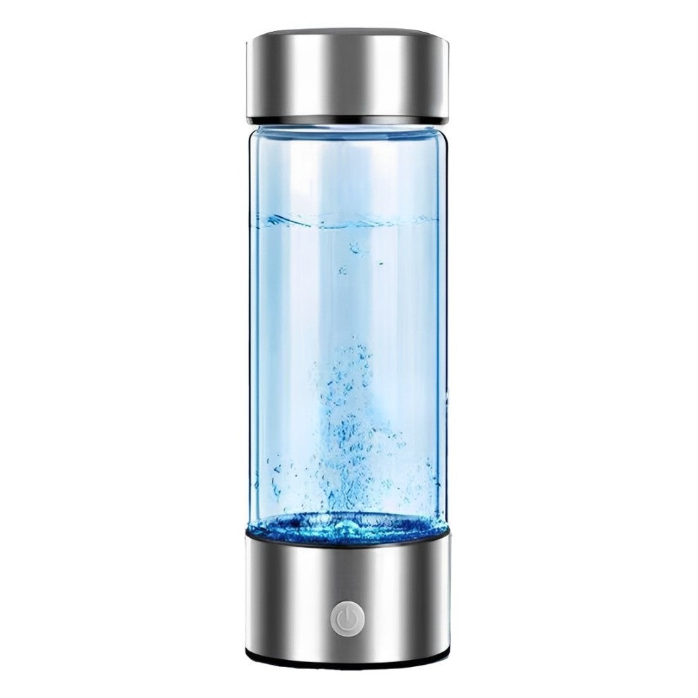 Water bottle with hydrogen infusion