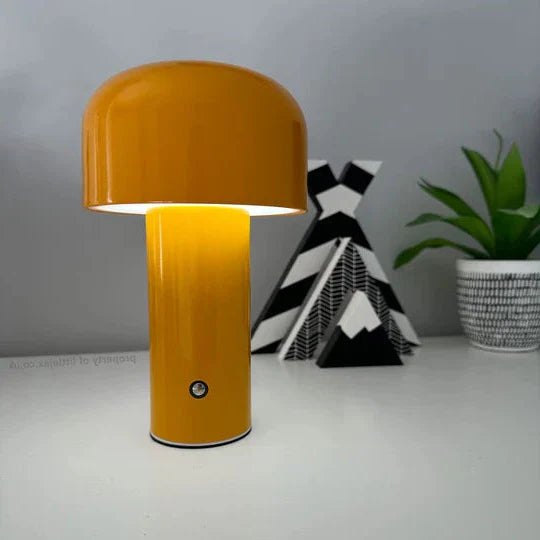 Stylish Cordless Mushroom-Shaped Lamp